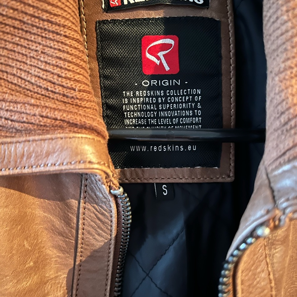 European leather jacket
